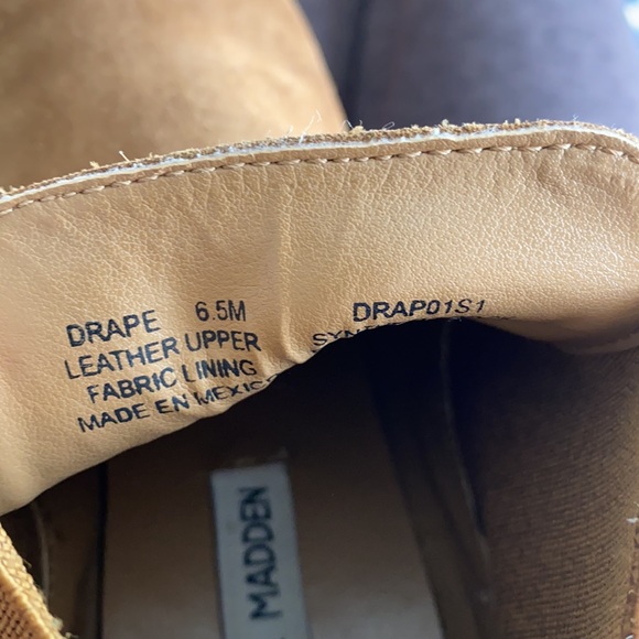 Steve Madden Drape Suede Ankle Boot Size 6.5 - Picture 6 of 6